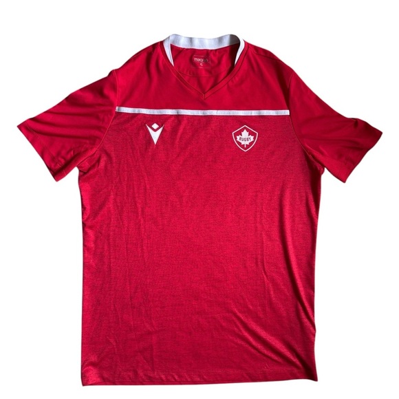 Macron Canada National Rugby Jersey Size: XL - Picture 1 of 6